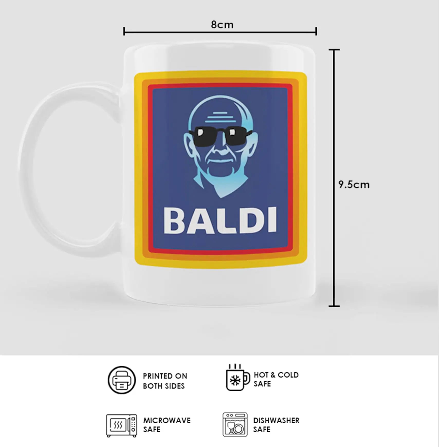 Funny Baldi Coffee Mug